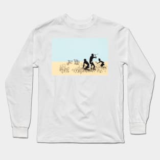 Banksy Trolley Hunters Art Long Sleeve T-Shirt